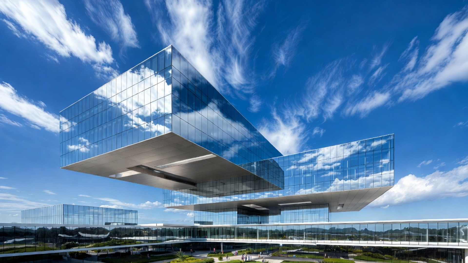 Modern corporate building